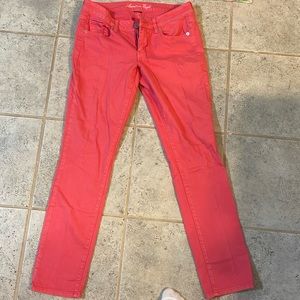 Pink! EUC American Eagle Jeans